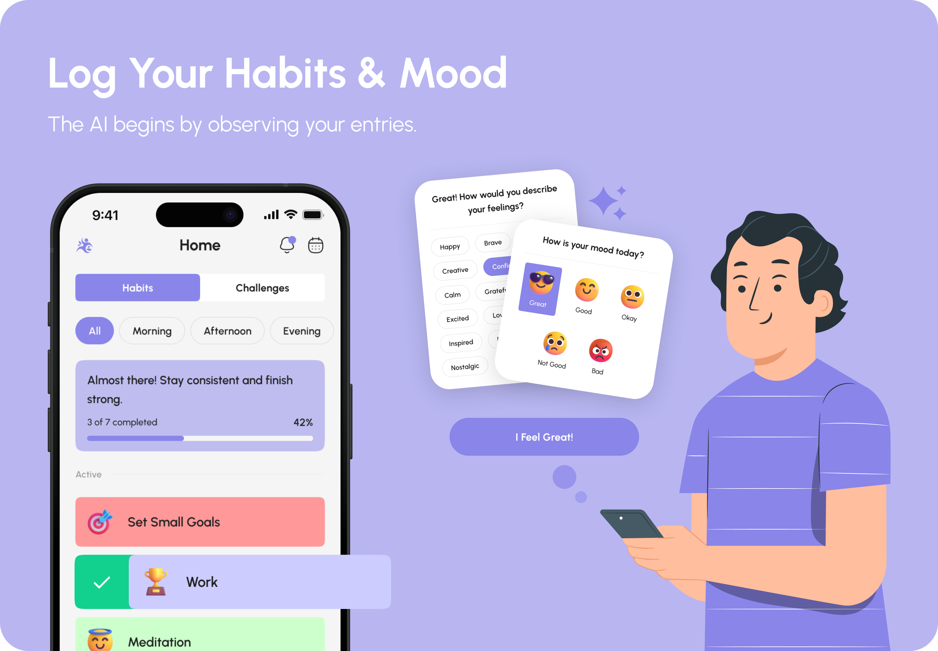Log Your Habits & Mood